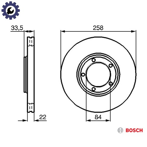 Brake disc 986 478 530 - 0,