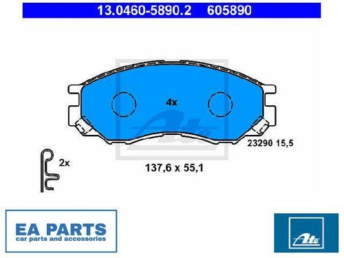 Brake pad set - set,, for
