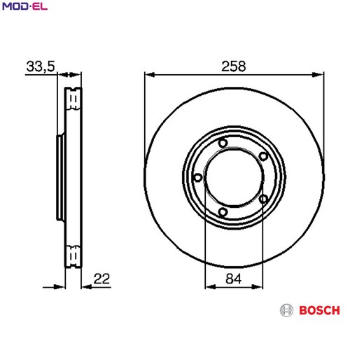 Brake disc 986 478 530 - 0,